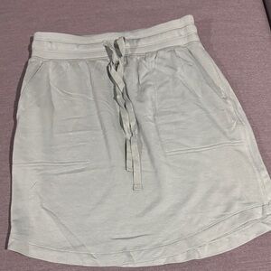 Lou & Grey Soft Green Skirt with Drawstring